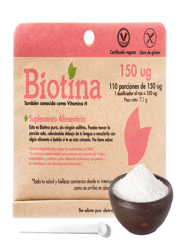 Biotina 150ug 110 porciones (polvo)