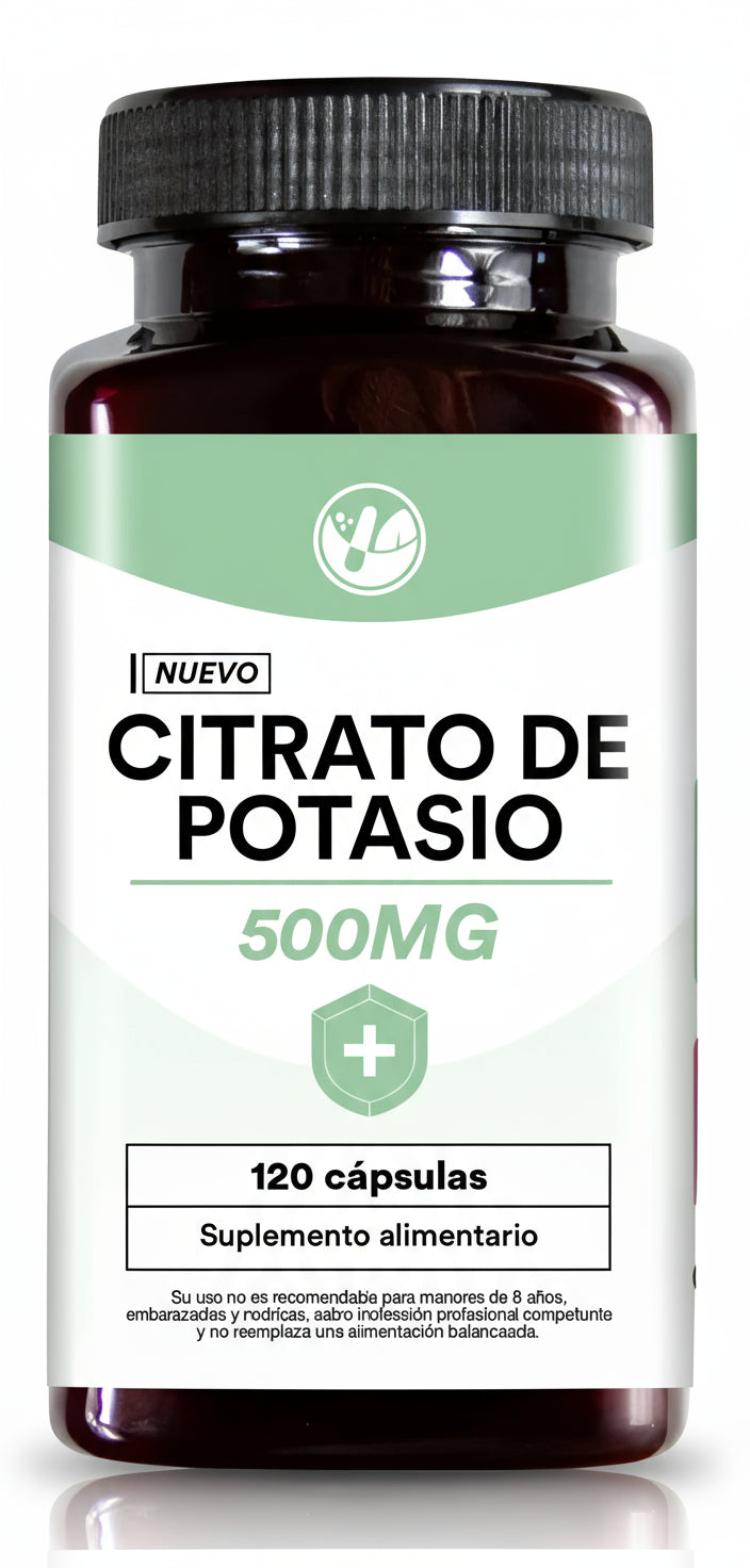 Citrato de potasio 500mg 120caps NF