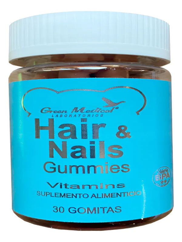 HAIR & NAILS GUMMIES X 30 GREEN MEDICAL