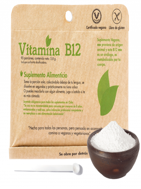 Vitamina B12 90 porciones Dulzura Natural (polvo)