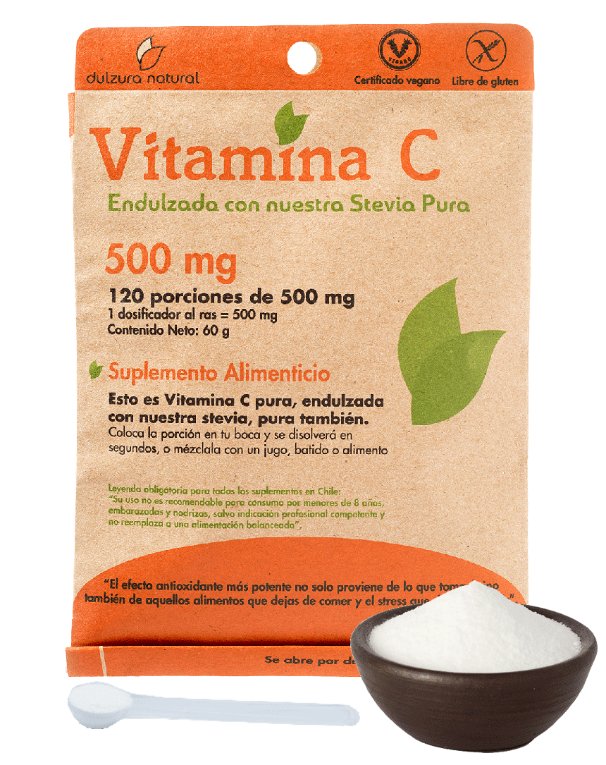 Vitamina C 500mg 120 porciones (polvo)