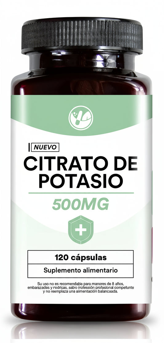 Citrato de potasio 500mg 120caps NF
