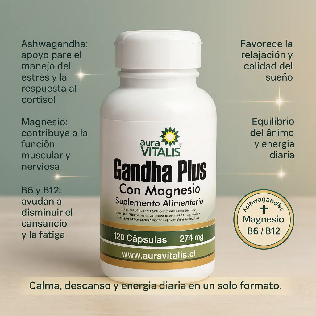 GANDHA PLUS CAP X 120 AURAVITALIS (ashwagandha)