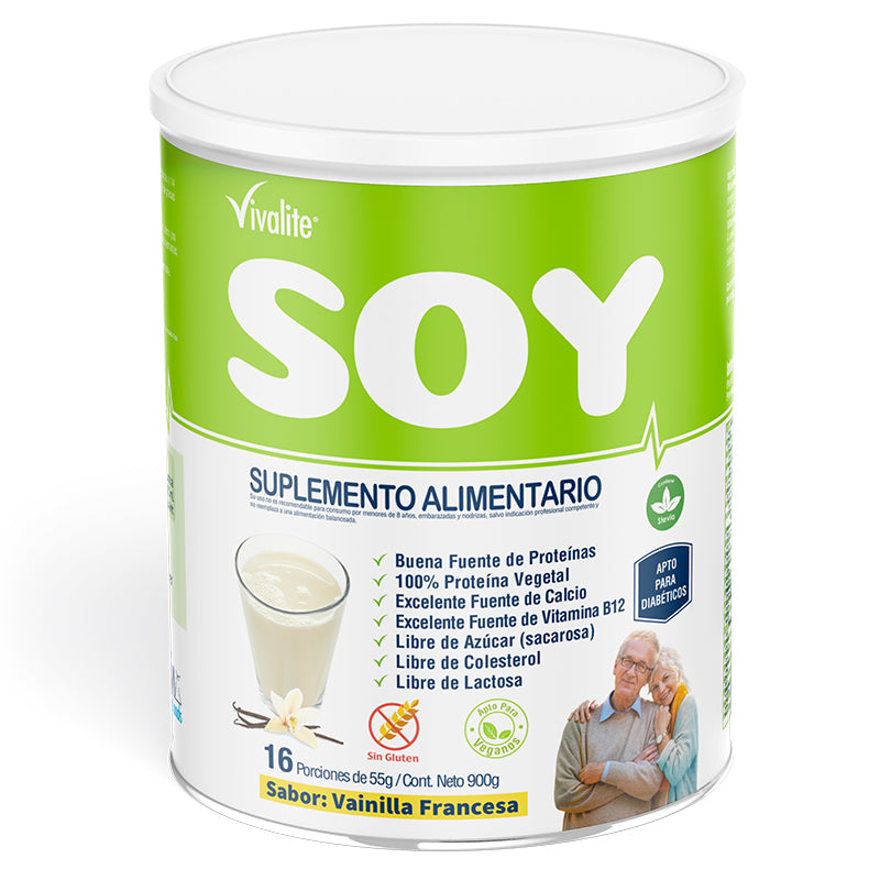 VIVALITE SOY VAINILLA FRANCESA X 900 GR