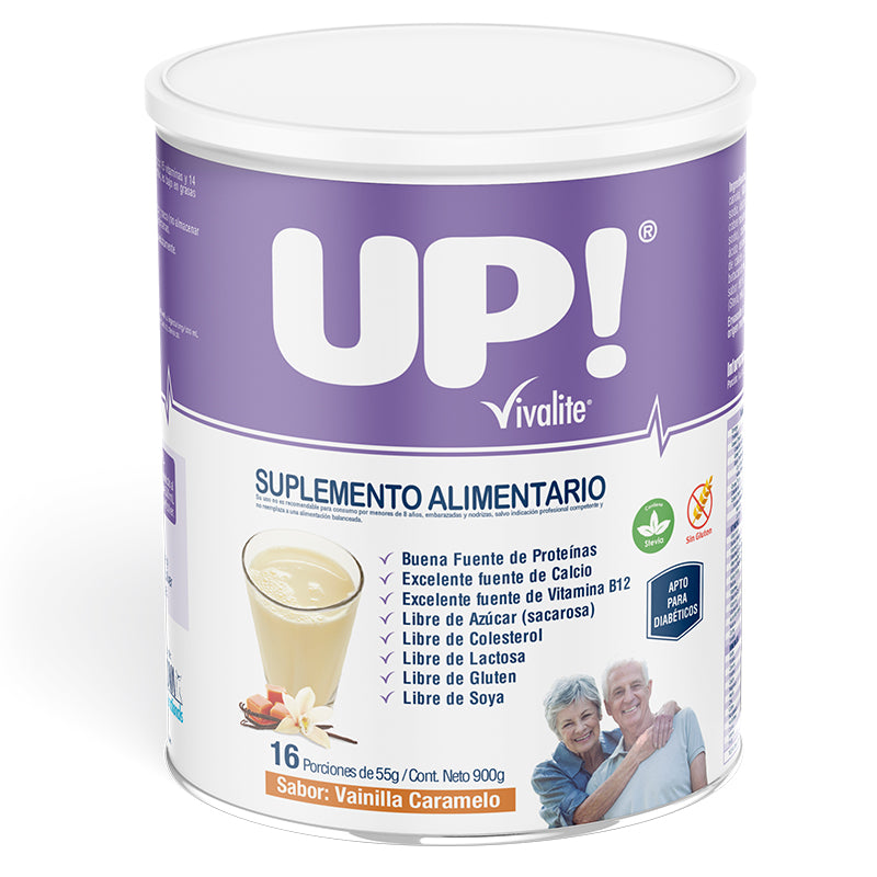 VIVALITE UP! VAINILLA CARAMELO X 900 GR