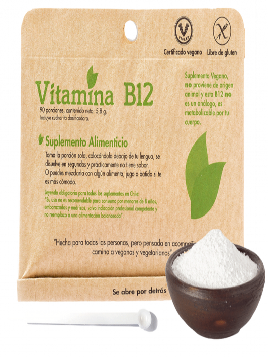 Vitamina B12 90 porciones Dulzura Natural (polvo)