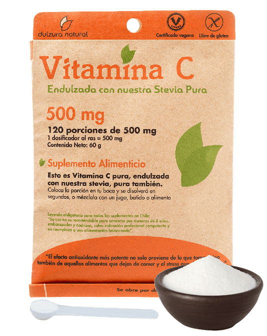 Vitamina C 500mg 120 porciones (polvo)