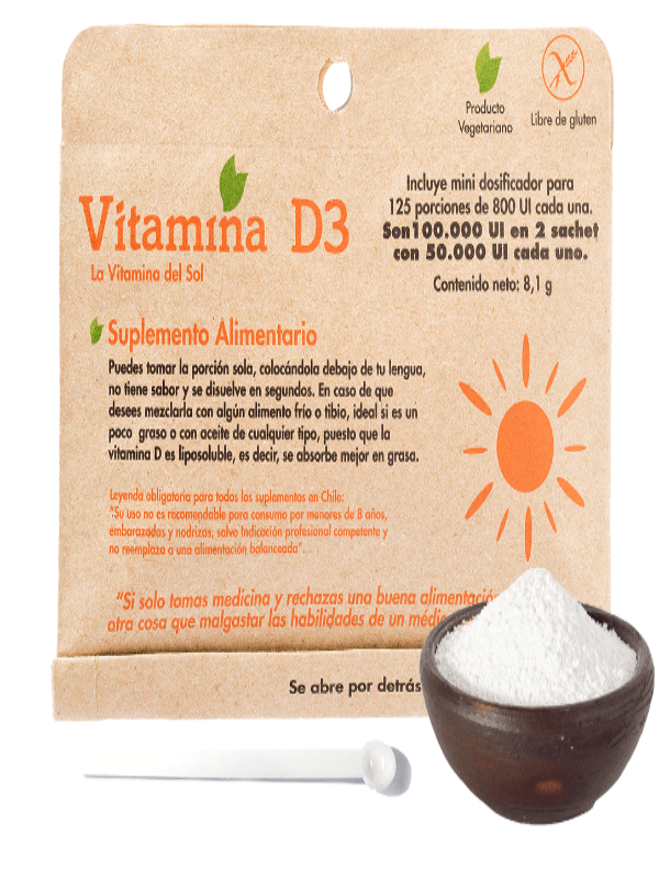 Vitamina D3 Polvo (dosificable)