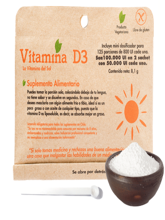 Vitamina D3 Polvo (dosificable)