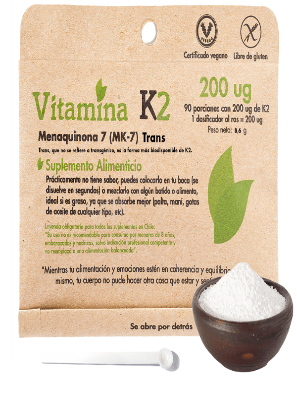 Vitamina K2 200ug 90 porciones (polvo)