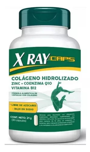 X-Ray 30 Caps Colageno-Q10-B12-Zinc