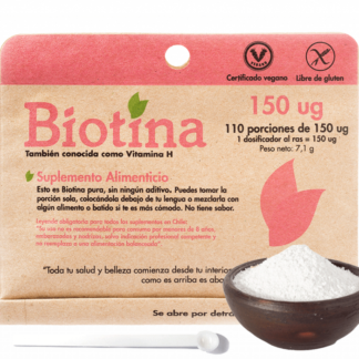 Biotina 110 porciones (apto para veganos)