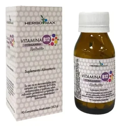 Vitamina B12 90comprimidos masticables